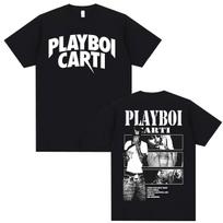 Rapper Playboi Carti Music Album Graphic T Shirts Men Women Harajuku Streetwear Hip Hop T-shirts Casual Cotton Oversized T Shirt 2XL