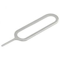 100pcs Anti-Lost Eject Sim Cards Tray Open Pin Needle Key Tools Ejetor For IPhone IPad Mobile Smartphone SIM Remover Accessories white
