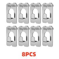 8/20Pcs Claw Picture Hangers For Drywall Free Drywall Hooks Support 40 Lbs For Hanging Pictures Mirrors Frames No Damage Wall