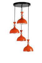 Opviq pakabinamas šviestuvas 9023-4, oranžinis/juodas