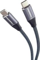 USB kabelis - PREMIUMCORD - ku31ct05 - USB 3.2 Type-C į Type-C (Gen1) - SuperSpeed 5Gbit/s - Įkrovimas 2 A (10 W)