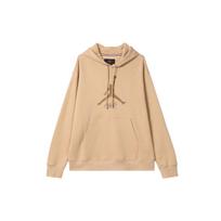 Jordan Essentials Logotipo Spaudinio Gobtuvukas Ilgomis Rankovėmis Megztinis Vyriški Viršutiniai Drabužiai Chaki FD7546-200 M beige
