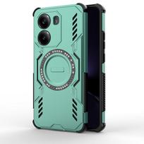Skirta Xiaomi Poco X7 Pro 5G dėklas Magnetinis šarvuotas galinis dangtelis Poko Poxo Pocco Little X 7 Pro X7Pro Kameros apsauga Coque For Poco X7 Pro 5G blue