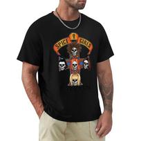 Spice Girls Rock N Roll T Shirt Harajuku Short Sleeve T-shirt 100% Cotton Graphics Tshirt Tops#Color S