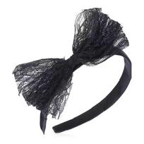 Lace Bows Headband Girls Hair Headbands Summer Dopamine Color Hairband Head Hoop Headdress Hair Accessories juoda