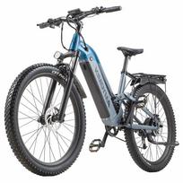 Elektrinis dviratis KIMDYMA 27.5  1000W Motoras Miesto E-dviratis 48V 20AH Maksimalus nuvažiuojamas atstumas 160 km 9 greičių K02 mėlyna