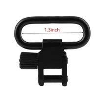 Outdoor QD Hunting Sling Swivel Two Point Sling Strap Belt Buckle Mlok Quick Detachable Gun Mount Ring Rifle Ar15 Accessories black