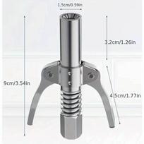 Patvarus 10000 PSI Aukšto Slėgio Tepalo Pistoletas Sankaba Antgalis Žarna Siurblys Švirkštas su NPT1/8 Adapteriu Automobilio Stabdžių Alyvos Keitimo Įrankiams gray
