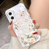 Butterfly Shell Pollen For Honor 200 90 8X 9X Pro Lite P50 P40 Nova 10 11i P60 Magic4 6 Mate 20 50 Tempered Glass Phone Case For Mate 20 Pro white