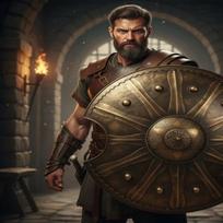Greek Troy Trojan Warrior Shield Hand-Carved Spartan Boeotian Hoplite Armor, Viking Battle Ready Cosplay, LARP, Wall Decor brown