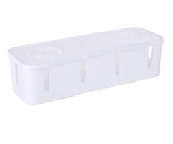 Plug Extension Charge Case Bin Socket Bar Cable Holder Cord Outlet Boxes Office Home Power Board Storage Desktop Strip Organizer balta