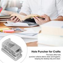 Hole Punch White   Handhold Manual Single Hole Hole Puncher for Scrapbooks Paper Card Crafts Stationery white