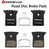 Kocevlo L05A L03A Road Disc Brake Pads Resin ICE Metal Ceramic Road Bicycle FOR SHIMANO Caliper R7070 R8070 9170 RS805 L05A 4 Set black