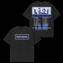 ZX Y2k Mudvayne Bands Alternative Metal Rock High Street American Casual Pure Cotton Shortsleeved Mens and Womens Tshirt M blue