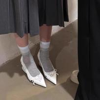Moteriški Mary Jane Retro Smailianos nosies batai Seklūs Neslystantys Aukštakulniai Batai Tendencija Patogūs Aukštakulniai Zapatos De Mujer 35