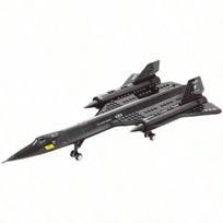 City Police SWAT SR-71 Blackbird Model Reconnaissance Aircraft Building Blocks Military Bricks Children Toys for 6+ gray