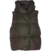 Canada Goose Rhoda Series Solid Color Hooded Loose Single-Breasted Sleeveless Luxury Vest Women vests Green 4831W782 M gray
