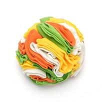 Enhanced Pet Sniffing Ball & Mat Toy for Dogs 10 cm green