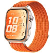 Soft Band For Huawei Watch Fit 5 pro Fit 4 pro Strap Breathable Sport Nylon loop Bracelet Correa Huawei Watch fit 5 4 3 belt for Huawei Fit 5 pro oranžinė