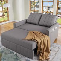 Multifunctional folding sofa bed with sleep function, ideal for small rooms, for home or dormitories, adjustable backrest, 180 x 127 cm. 127 x 75 x 94 cm