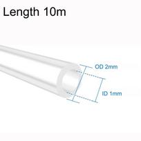 Food Grade Silicone Tube Transparent Silicon Pipe New Rubber Tube ID 1mm x OD 2mm x10m