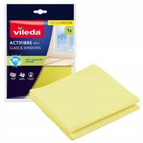 Vileda Actifibre Pro Stiklo ir veidrodžių valymo šluostė, 1 vnt. geltona