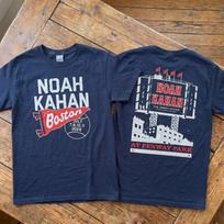 Noah Kahan The Great Divide 2026 Tour Fenway Park 2-Sided Navy Tee M white