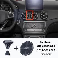 Magnetinis automobilio telefono laikiklis Anti-Shake laikiklis Mercedes Benz GLA 2015-2019 CLA 2013-2019 Universalus išmaniųjų telefonų suderinamumas Y-shaped clip black