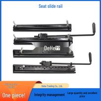 ATV Kartingo Automobilio Sėdynės Slankikliai Priekiniam ir Galiniam Reguliavimui Large Single Lock Seat Slide Rail black