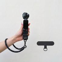 DJI Osmo Pocket 4 Wrist Lanyard: 3rd Gen High-End Camera Case & Short Strap black