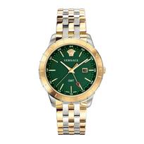 Versace vyriškas dviejų spalvų kvarcinis laikrodis Univers 43mm VEBK00718 žalia