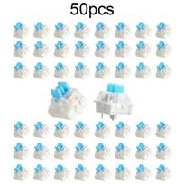 20/50/100pcs Keyboard Switch Keyboard Clicker Key Replacement 3 Pin Tactile Switch Plastic For Replacement Accessories 100pcs blue