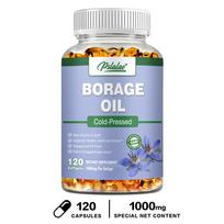 Pslalae Agurklės aliejus 1000 mg Šalto spaudimo minkštos kapsulės 120 vnt. — GLA Omega-6, Sąnarių palaikymas, Kasdienė gerovė 120*1