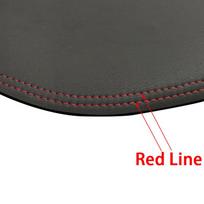 High-quality leather instrument panel protection pad and light-proof pad for Volkswagen VW POLO MK4 2002~2008 car accessories Right Hand Drive black