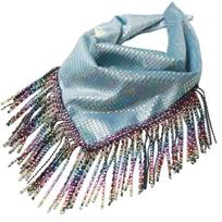 Neckerchief Bandana Head Wrap Beautiful Rhinestones Turbans Skull Pattern dangaus mėlyna spalva