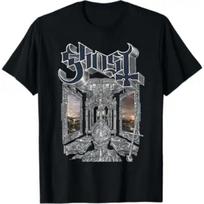 Ghost Band Rock Music Skeleta T-Shirt S