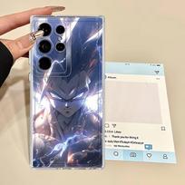 Telefono dėklas, skirtas „Samsung Galaxy S20 Plus S21 S26 S23 Ultra Note 20 Ultra 10 S22 FE S25 Edge S24 Anime Dragon Ball“ Galaxy S24 FE blue