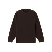 Stone Island Ghost Series Fw25 Briaunota apykaklė Logotipas ant kairės rankovės Prigludęs patogus kasdienis džemperis Vyriškas džemperis K2S156100069S0F28-V0070 S black