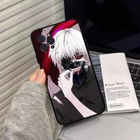 Anime Tokyo Ghoul Kaneki Ken Phone Case For iPhone 16 15 14 13 12 11 Pro Max XS X XR 7 8 SE Silicone Soft Cover iPhone 11 Pro Max white