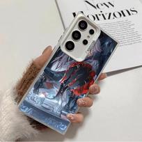 Genshin Impact Arlecchino Soft Phone Case for Samsung Galaxy S24 S25 FE S26 Edge S23 Ultra S22 Plus S21 + Shockproof Cover Back Samsung S21 FE black
