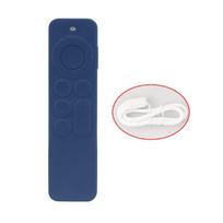 Silicone Case Cover for Apple TV 4K 6Th 2021 Smart TV Remote Control Shockproof Anti-Lost Anti-Slip Protective Cover