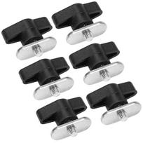 6Pcs Kayak Screws Nut Hardware Boats Screw Mounting Nut Kayak Track Rail Mounting Screws Nut Fishing Boats Accessories 1 white
