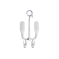Home Use Double Hook Rotating Shoe Drying Rack - Ultimate Windproof Solution pilka spalva