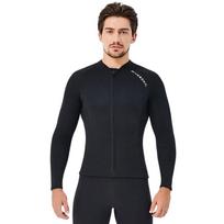Men's and Women's Cross 2mm Long Sleeve Split Top Wetsuit – Cold Protection for Swimming, Surfing, Diving, and Snorkeling XXXL