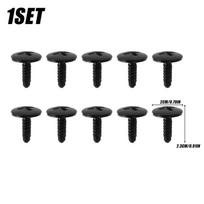 Screw Fixing Rivets Car Headlight Engine Battery Cover Mount Screws Grille Slam Panel Fastener for VW T5 Transporter 7H0915450 black