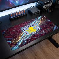 Aston Villa Football Print Large Mouse Pad, Anti-Slip Extended Gaming Desk Mat for Office Home 30cmx60cm（11.8x23.6inch）