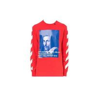 OFF WHITE Mona Lisa Longsleeve T Shirt OMAB001F181850112030 XXS blue