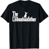 The Chihuahua Dad Funny Gifts for Chihuahua Dad Men Dog Lovers T-Shirt S black