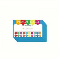 50pcs/pack Educational Behavior Reward Punch Cards Colorful Vibrant Punch Cards  Business 50pcs