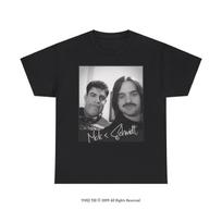 Vintage New Girl T-Shirt: Nick Miller & Winston Schmidt College Selfie 110 gray